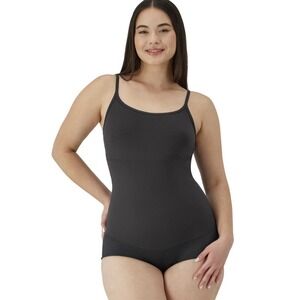 Maidenform Flexees Shapes Firm Romper Cool Comfort Black W83055 3XL